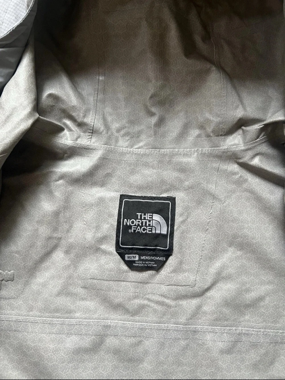 The North Face Men's Full Zip Gray Hyvent 2.5L Venture Jacket Size Medium